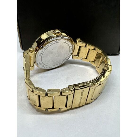 Michael Kors Parker MK5784 Women\'s Gold Stainless Steel Analog Dial Watch JNA218 main image 4
